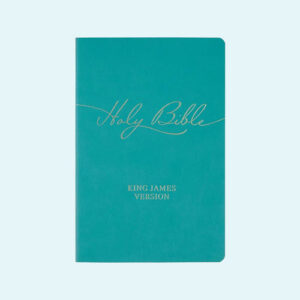 Teal Faux Leather Kjv Bible